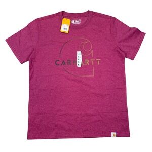 Carhartt Women's Loose Fit Heavyweight Short Sleeve Graphic T-Shirt - M
